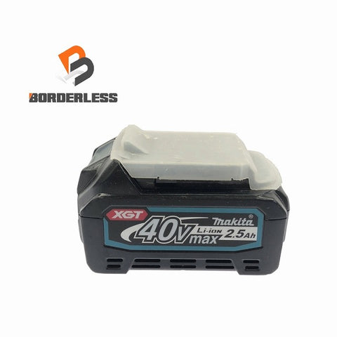 ☆中古美品☆ makita マキタ 40Vmax 2.5Ah 純正リチウムイオンバッテリー BL4025 LITHIUM-ION 蓄電池 雪/飛行機マーク