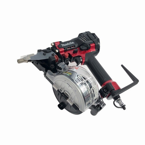 ☆未使用品☆ makita マキタ 50mm 高圧エア釘打ち機 AN534H 赤/レッド 本体+パーツ+ケース ロール釘打ち/クギ打 コイルネイラ119909 - 4