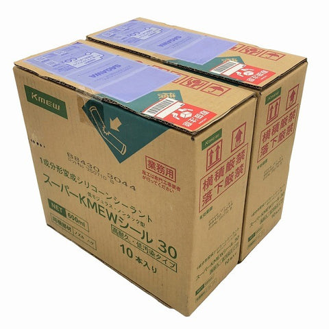 ☆未使用品20本セット☆Kmew 1成分変形シリコーンシーラント スーパーKMEWシール 30 1箱/10本×2 合計20本セット プライマー付 - 0