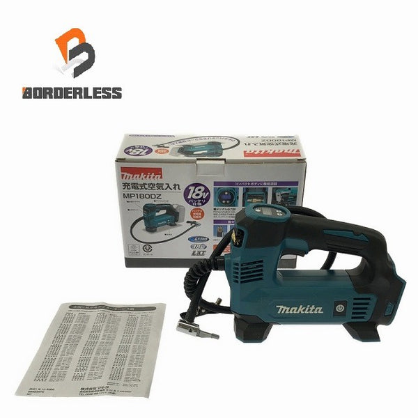 ☆未使用品☆makita マキタ 18V 充電式空気入れ MP180DZ 本体のみ コードレス バッテリー式128576 - 1