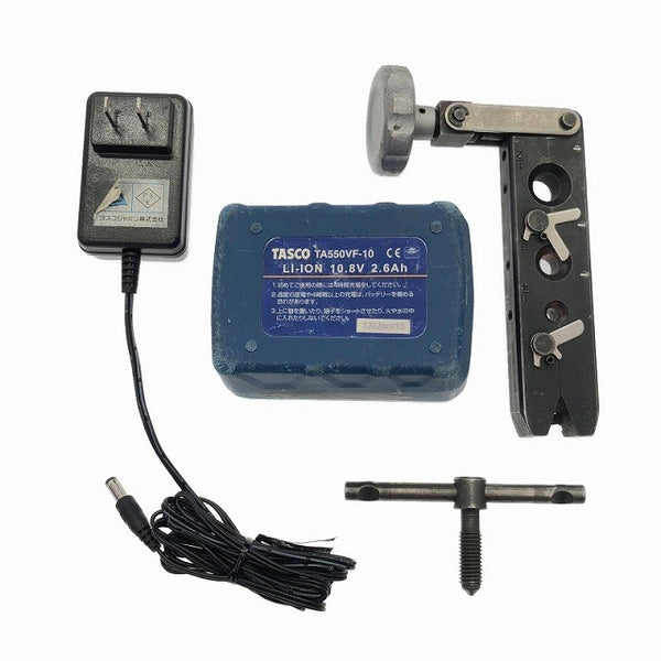 ☆中古品☆TASCO タスコ 電動フレアツール TA550VR バッテリー 充電ケーブル付き コメント必読120020 - 10