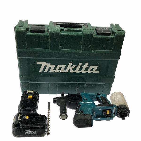 ☆中古品☆makita マキタ 36V 充電式ハンマドリル HR261D バッテリー2個(36V 2.6Ah) ケース付 ハンマードリル 穴あけ 斫り 電動工具134347 - 3