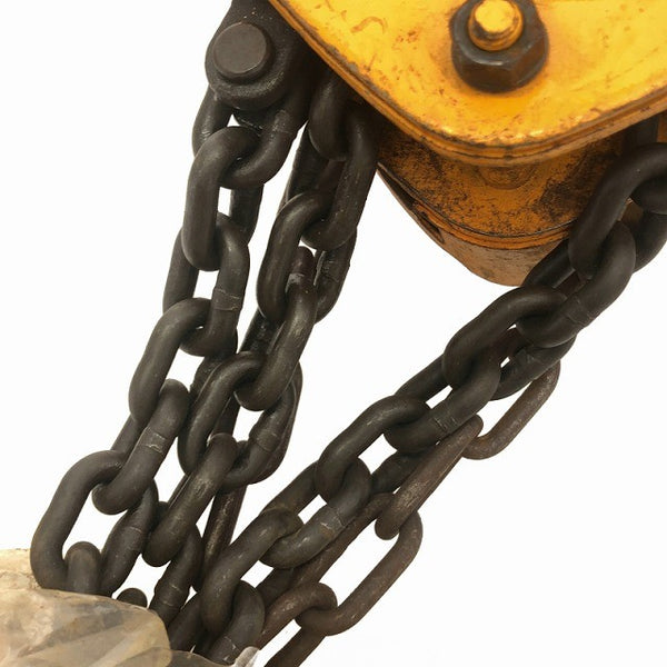 ☆中古品2個セット☆KITO キトー チェーンブロック CB010 M3形 荷重1.0ton/1ton 揚程2.5m 手動式 チェンブロック 吊り具 荷揚げ135815 - 8