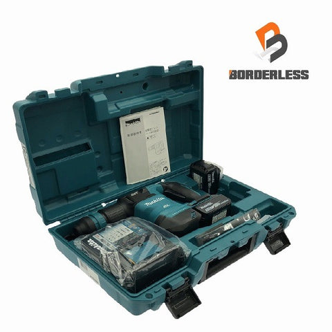 ☆未使用品※ケース傷有☆makita マキタ 18V 充電式ケレン HK180DRGX バッテリ2個(6.0Ah) 充電器 ケース付 コードレス 剥離 剥がし134402 - 0