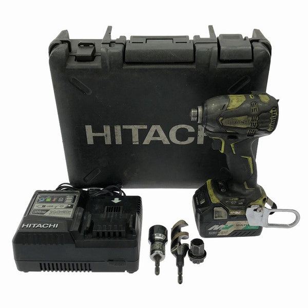 ☆中古品☆ HITACHI 日立工機 18V コードレスインパクトドライバー WH18DDL2 本体+マルチボルトバッテリー1個(2.5Ah)充電器+ケース129702 - 3