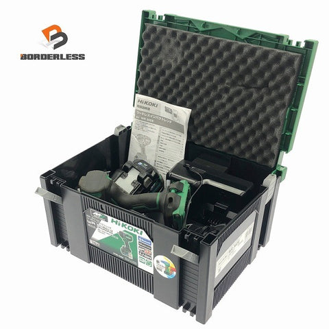 ☆中古品☆Hikoki ハイコーキ コードレスインパクトレンチ WR36DE(2XPSZ) バッテリ2個 充電器 ケース 締め付け工具118784