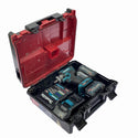 ☆中古品☆makita マキタ 40Vmax 充電式インパクトレンチ TW004GRDX バッテリ2個(2.5Ah) 充電器 ケース付 320N･m コードレス129051 - 2