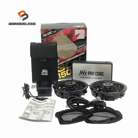 ☆未使用品☆workman ワークマン WindCore ウィンドコア 30Vバッテリーファンセット シルバー WZ4690 空調服用ファン128628