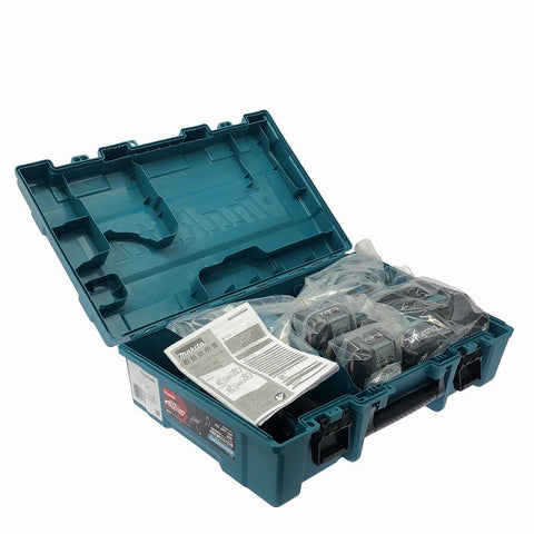 ☆未使用品☆makita マキタ 40Vmax 125mm 充電式ディスクグラインダ GA020GRMX バッテリ2個(4.0Ah) 充電器付127595 - 0