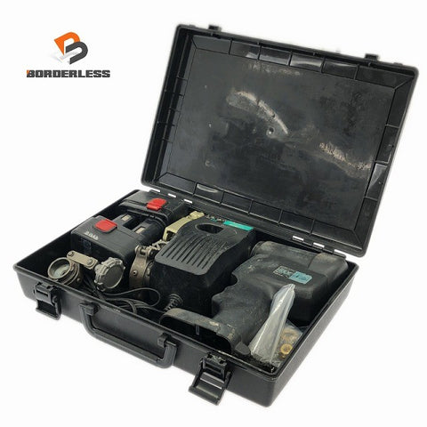 ☆中古品☆REX レッキス 9.6V コードレスフレア RF20N バッテリ2個(2.0Ah)充電器 パーツ ケース付 充電式フレアツール137219
