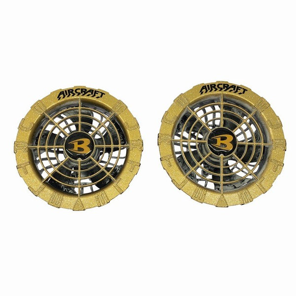 ☆中古品セット☆BURTLE バートル 24V エアークラフト用 バッテリー AC08 ファンユニット AC08-1 金/ゴールド 空調作業服用116785 - 8