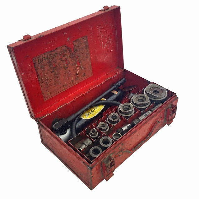 ☆中古品☆ ロイヤル 油圧パンチャー ロイヤルパンチ ポータブル油圧調板穴あけ機 切断機 鉄工用 パンチャー131207 ☆中古品☆ROYAL ロイヤル 油圧パンチャー ロイヤルパンチ ポータブル
