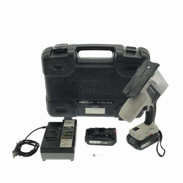 ☆中古品☆ Panasonic パナソニック 14.4V 充電角穴カッター EZ4543 バッテリー2個(14.4V 3.3Ah/4.2Ah)充電器+ケース113334 - 3