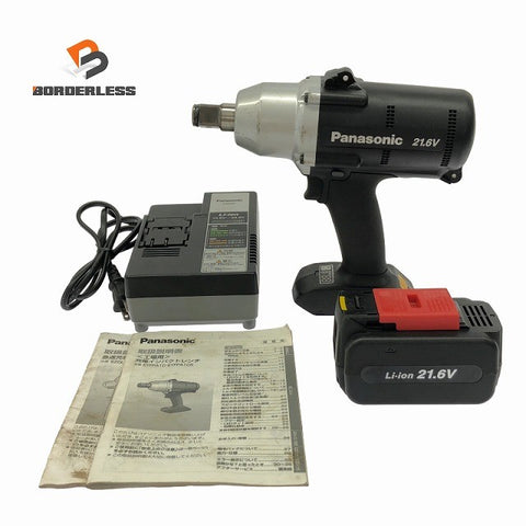 ☆中古品☆21.6V 充電インパクトレンチ EYFPA1C バッテリ1個(4.2Ah)充電器付き コードレスインパクトレンチ 充電式131679