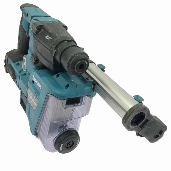 ☆比較的綺麗☆makita マキタ 40Vmax 20mm 充電式ハンマドリル HR010GZKV 青 本体+集じんシステム(DX16) ハンマードリル135864 - 5