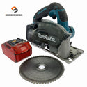 ☆中古品☆ makita マキタ 18V 150mm 充電式チップソーカッター CS553D 本体+バッテリー1個(6.0Ah)128359 - 1