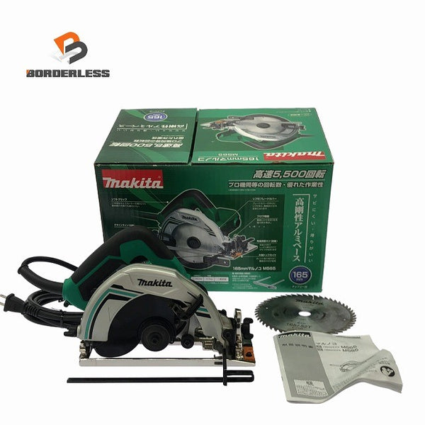 ☆中古美品☆makita マキタ 100V 165mm マルノコ M565 コード式 丸ノコ 丸のこ 丸鋸 木工用 切断機 電動工具 DIY/日曜大工134010 - 1