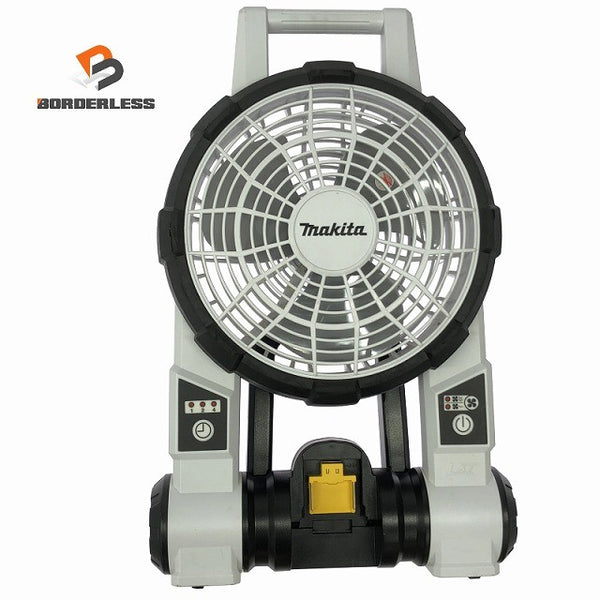 ☆中古品☆makita マキタ 14.4V/18V 充電式ファン CF201D 白/ホワイト 本体のみ コードレス 送風機 扇風機133527 - 1