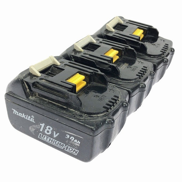 ☆中古品3個セット☆makita マキタ 18V 純正 リチウムイオンバッテリー 5.0Ah BL1850 4.0Ah BL1840 3.0Ah BL1830 蓄電池 充電池 - 4