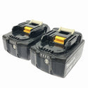 ☆中古品2点セット☆makita マキタ 18V 6.0Ah 純正リチウムイオンバッテリー BL1860B×2 急速 残量表示 LITHIUM-ION 雪マーク131960 - 4