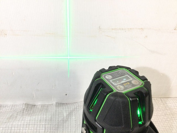 ☆比較的綺麗☆STS 電子整準式グリーンレーザー墨出器 ELG-440 バッテリー1個 充電器 受光機 付属品 ケース付き 測定 計測 光学116302 - 8