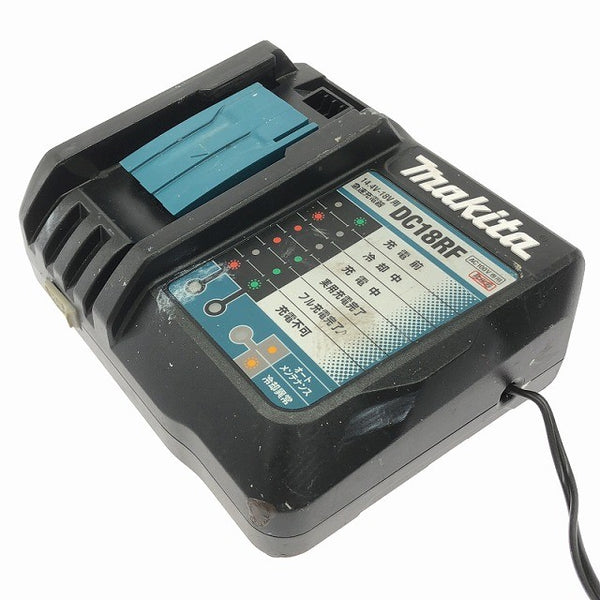 ☆中古品☆makita マキタ 14.4V/18V 純正 急速充電器 DC18RF リチウムイオンバッテリー用 リチウムイオン電池用137498 - 3
