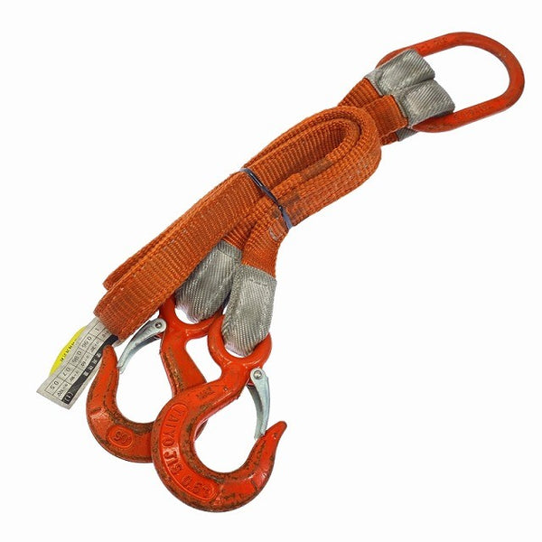 ☆中古品5点セット☆TRUSCO トラスコ 2本吊り ベルトスリング G25-2P15×2 G25-2P10×2 G35-10 オマケ付き 荷締 運送 116098 - 5