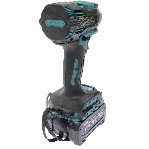 ☆比較的綺麗☆makita マキタ 40Vmax 充電式インパクトレンチ TW004GRDX バッテリ2個(2.5Ah) 充電器 ケース付 320N･m131997 - 6
