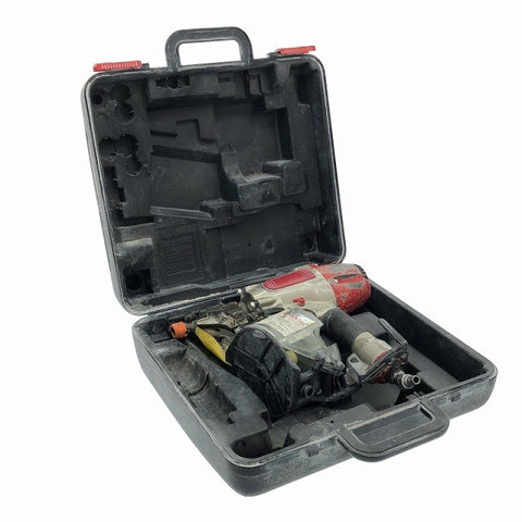 ☆中古品☆MAX マックス 常圧 65mm コイルネイラ CN-565CG ケース付 釘打機 釘打ち機 エアー釘打ち機 ロール釘打ち116696 - 0