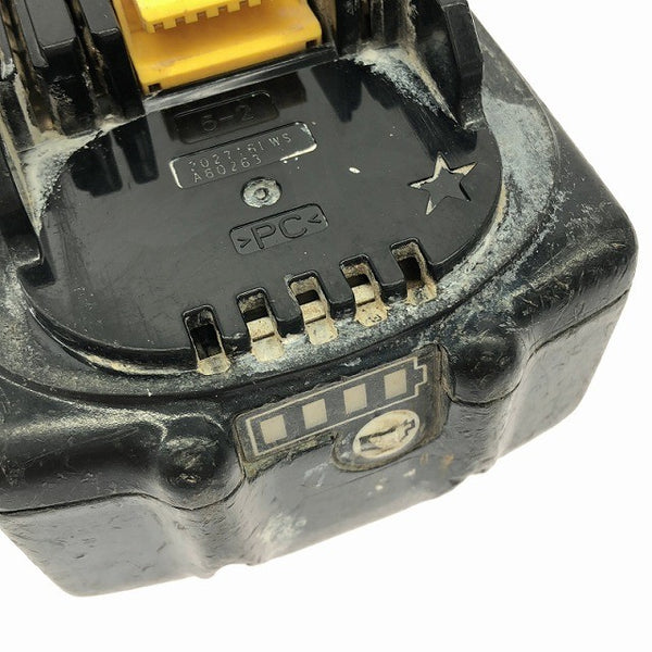 ☆中古品☆makita マキタ 18V 6.0Ah 純正 リチウムイオンバッテリー BL1860B 残量表示付 リチウムイオン電池 蓄電池 充電池136881 - 7