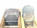 ☆中古品7丁セット☆内丸鉋1個 旭山　外丸鉋2個 健　台直し鉋1個 和彦　反り鉋3個 土牛 廣治 近廣　かんな カンナ 大工道具131769 - 4