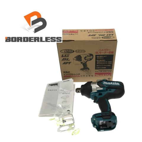 ☆未使用品☆ makita マキタ 18V 充電式インパクトレンチ TW1001DZ 本体のみ 電動工具 コードレス バッテリー式 自動車整備125764