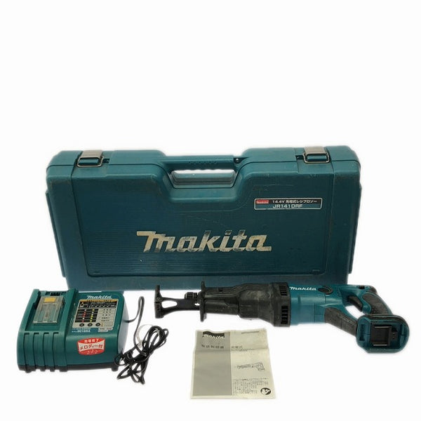 ☆中古品☆makita マキタ 14.4V 充電式レシプロソー JR141D 充電器 ケース付 コードレス セーバソー セーバーソー - 3