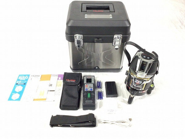 ☆未使用品☆TAJIMA タジマ NAVI ZERO BLUE リチウム-KJC ブルーグリーンレーザー墨出し器 ZEROBLN-KJC 受光器 バッテリ134202 - 3
