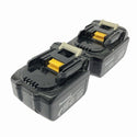 ☆中古品セット☆makita マキタ 14.4V 3.0Ah/18V 4.0Ah 純正リチウムイオンバッテリー BL1430+BL1840 LITHIUM-ION 雪/飛行機 116104 - 4