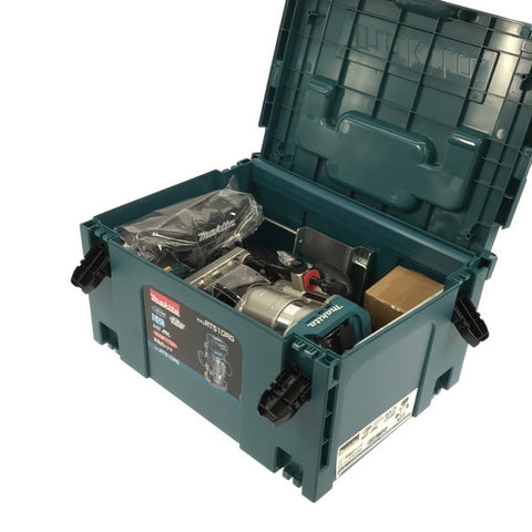☆未使用品☆makita マキタ 18V 充電式トリマー RT51DRG バッテリ1個(18V6.0Ah) 充電器 ケース付 コードレス バッテリー式 - 0