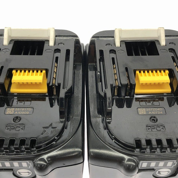 ☆中古美品2点☆makita マキタ 18V 6.0Ah 純正 リチウムイオンバッテリー BL1860B 残量表示付 リチウムイオン電池 蓄電池 充電池136882 - 8