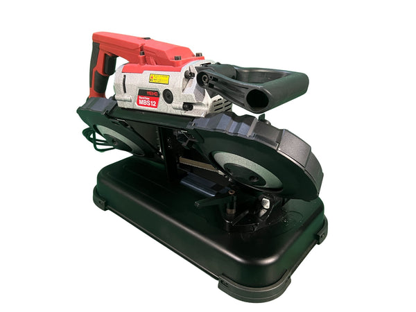 ☆中古美品☆MEIHO メイホー WAKITA ワキタ 100V 50/60Hz ポータブルバンドソー MBS12-1 替刃付 電動工具 帯鋸切断機135325 - 4