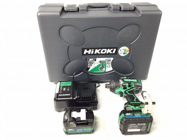 ☆未使用品☆HiKOKI ハイコーキ 36V コードレスインパクトレンチ WR36DD(2XPSZ) バッテリ2個(2.5Ah) 充電器 ケース付 充電式117017 - 3