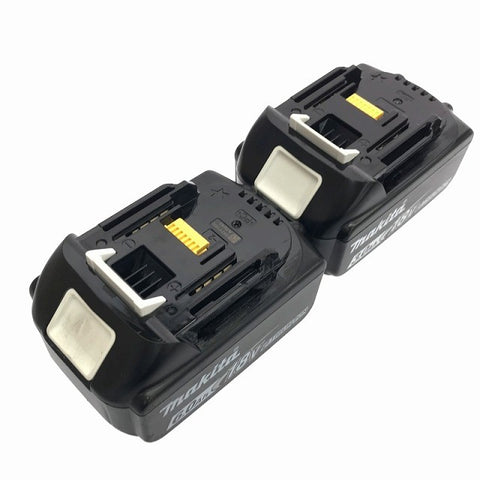 ☆比較的綺麗 2点セット☆makita マキタ 18V 6.0Ah 純正 リチウムイオンバッテリー BL1860B 18V3.0Ah BL1830B 残量表示付123961 - 0