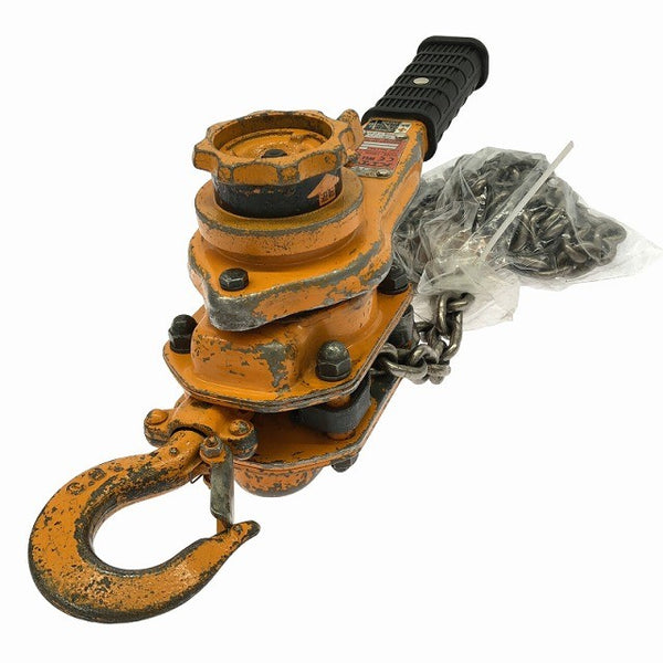 ☆中古品☆KITO キトー レバーブロック L5形 LB008 荷重0.8ton/800kg 揚程1.5m レバーホイスト ガッチャ 荷揚げ機 荷締め機134842 - 2