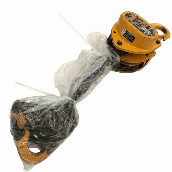☆中古品☆KITO キトーマイティ M3形 CB010 荷重1t/1トン 揚程2.5m チェーンブロック ホイスト 荷揚げ 吊り上げ 手動式131744 - 3
