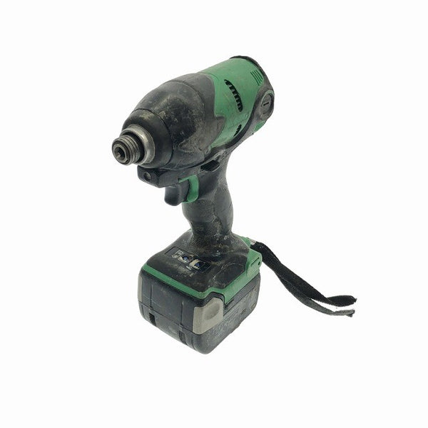 ☆中古品☆HITACHI 日立工機 14.4V コードレスインパクトドライバー WH14DSL2 バッテリ2個(14.4V3.0Ah) ケース付 充電式114927 - 4