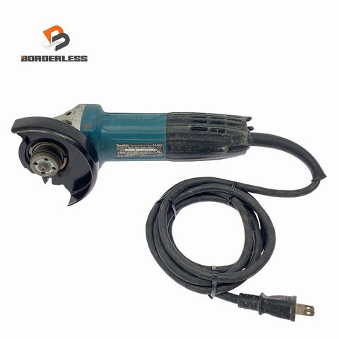 ☆中古品☆makita マキタ 100mm ディスクグラインダ GA4033 高トルク・低速型・ブレーキ付 サンダ 研削 研磨 切削130750
