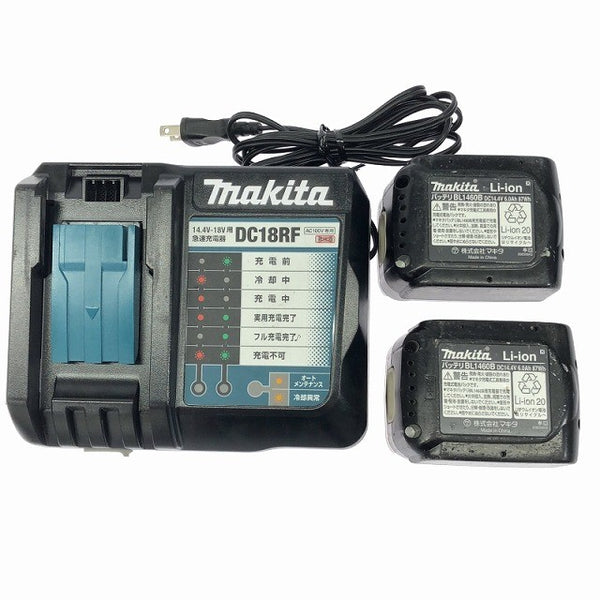 ☆中古品☆makita マキタ 14.4V 充電式インパクトドライバー TD162DRGXB バッテリー2個(14.4V 6.0Ah)充電器 ケース付 コードレス116948 - 10