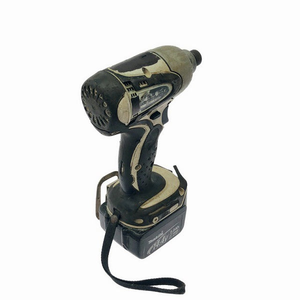 ☆中古品☆ makita マキタ 14.4V 充電式インパクトドライバー TD131D 白/ホワイト 本体+バッテリー1個(3.0Ah)133470 - 4
