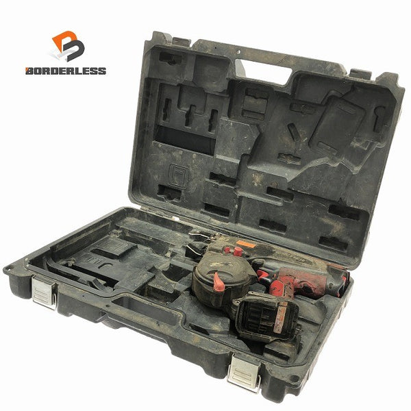☆中古品☆MAX マックス 14.4V 充電式鉄筋結束機 ツインタイア RB-440T 本体＋ケース付 ツインタイヤ コードレス 鉄筋工事137865 - 1