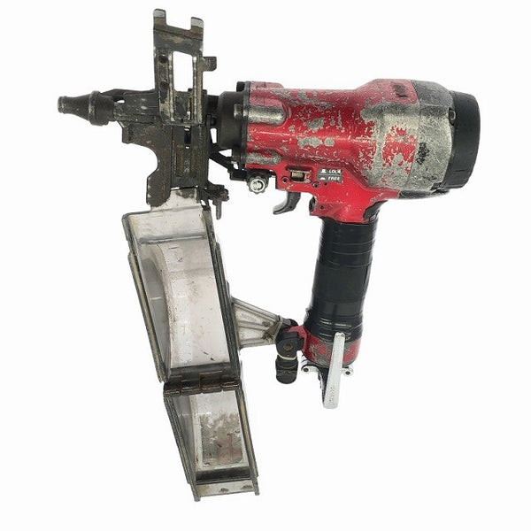 ☆中古品☆makita マキタ 50mm 高圧 サイディング用 高圧 エア釘打機 AN510HS 赤 エア釘打ち機 ロール釘打機 コイルネイラ117598 - 6