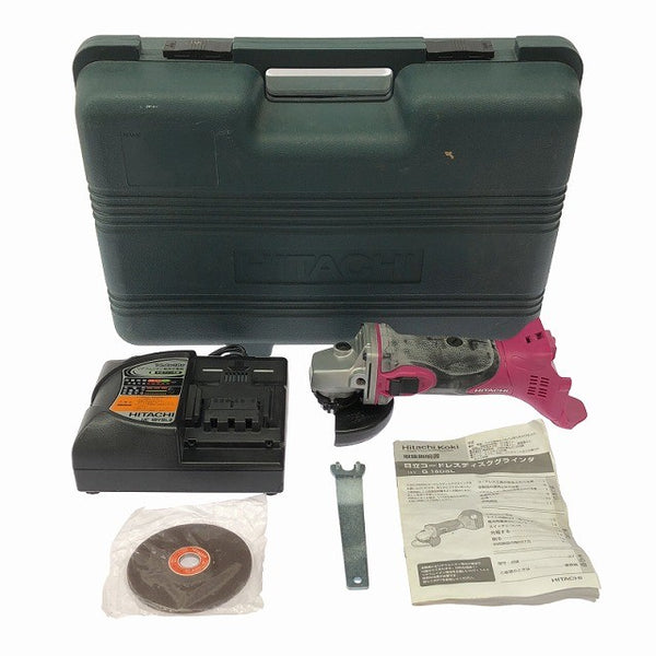 ☆極美品☆ HITACHI 日立工機 14.4V 100mm コードレス ディスクグラインダ G18DSL 本体+充電器+ケース130191 - 3
