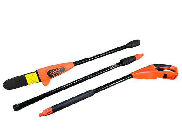 ☆美品☆BLACK+DECKER ブラック＆デッカー 18V コードレス高枝ポールチェーンソー GPC1820LN バッテリー1個 充電器 ケース付128663 - 2